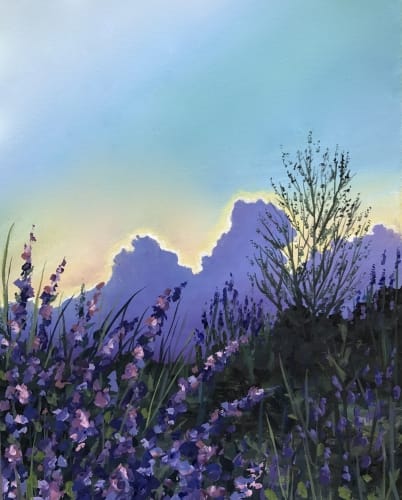 Lavender Farm Paint Nite — Painting
