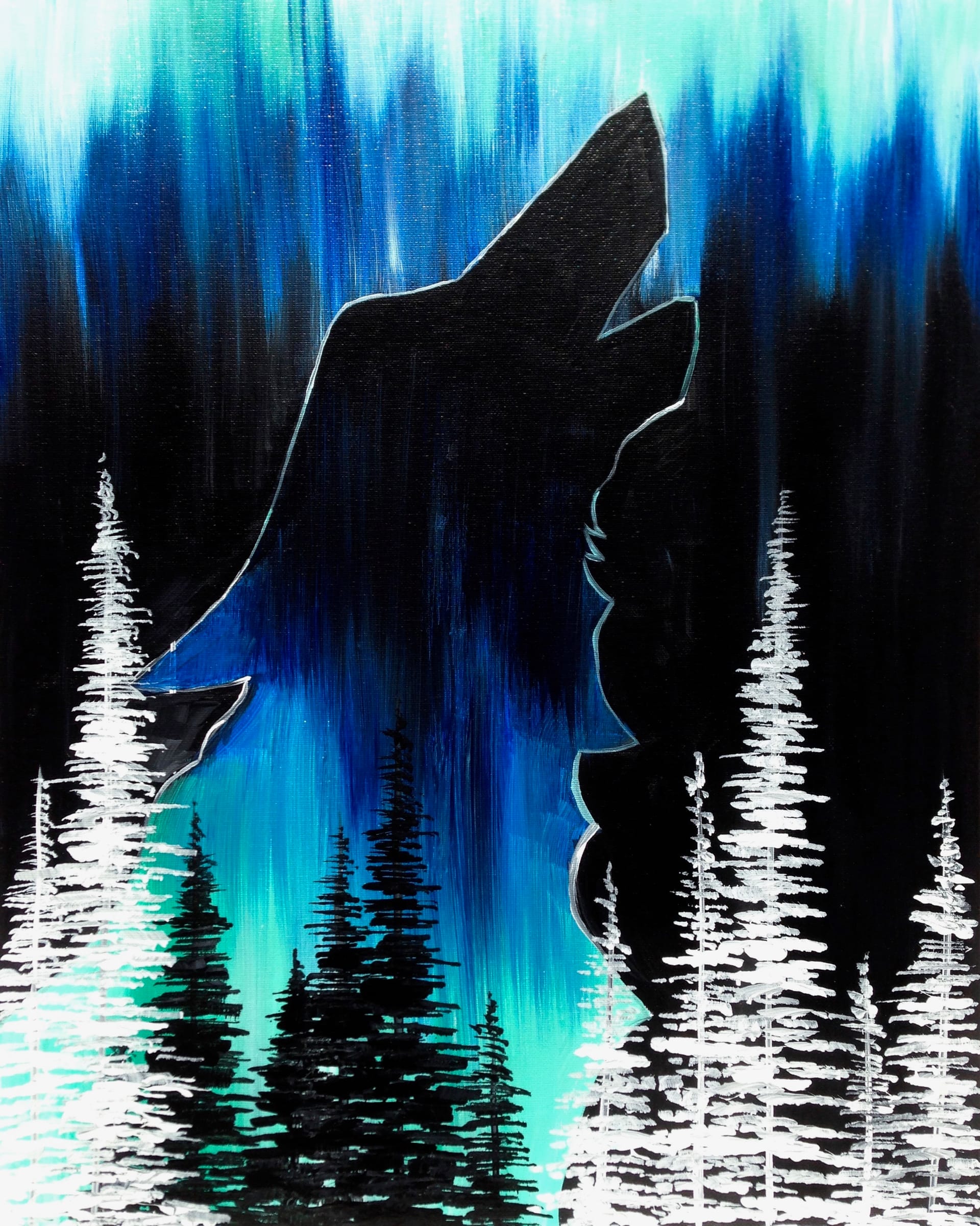 08/27/26 -  Wolf in the Pines — Painting