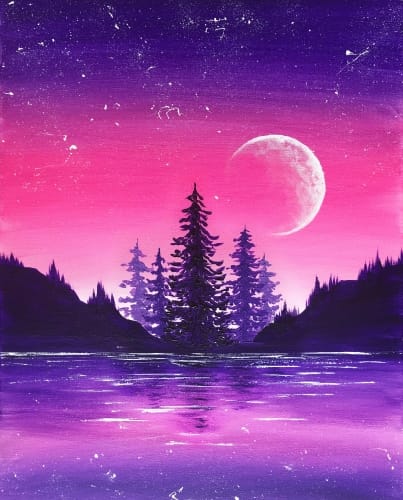 Friday Starry Light — Painting