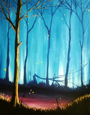 Vibrant Twilight — Painting