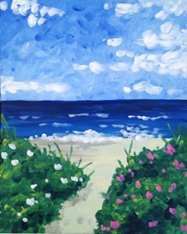 Paint & Sip Party Moksa Aug. 30 at 2pm — Painting