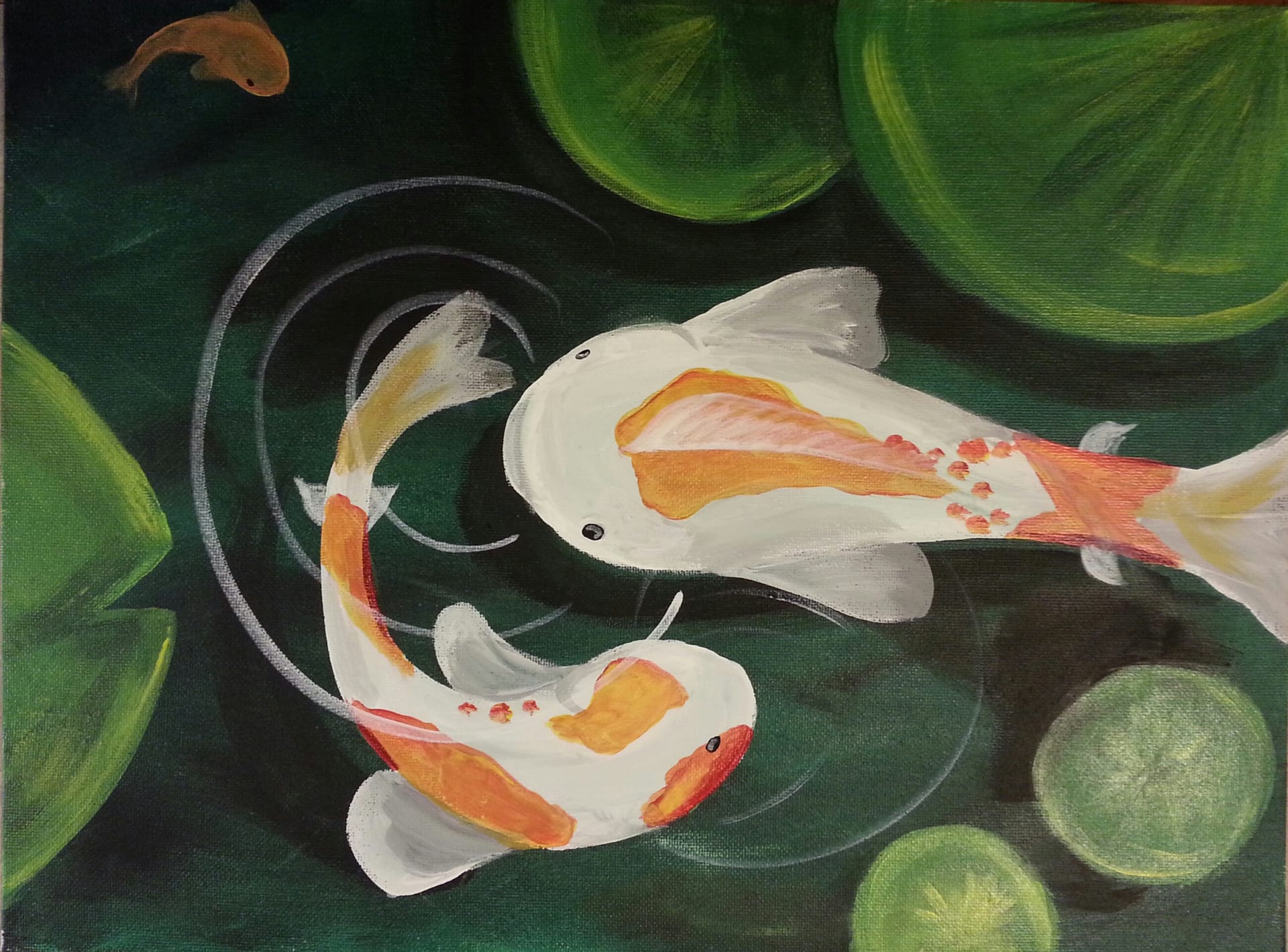 Good Fortune in the Rose Room at Murphy's Irish Pub — Painting