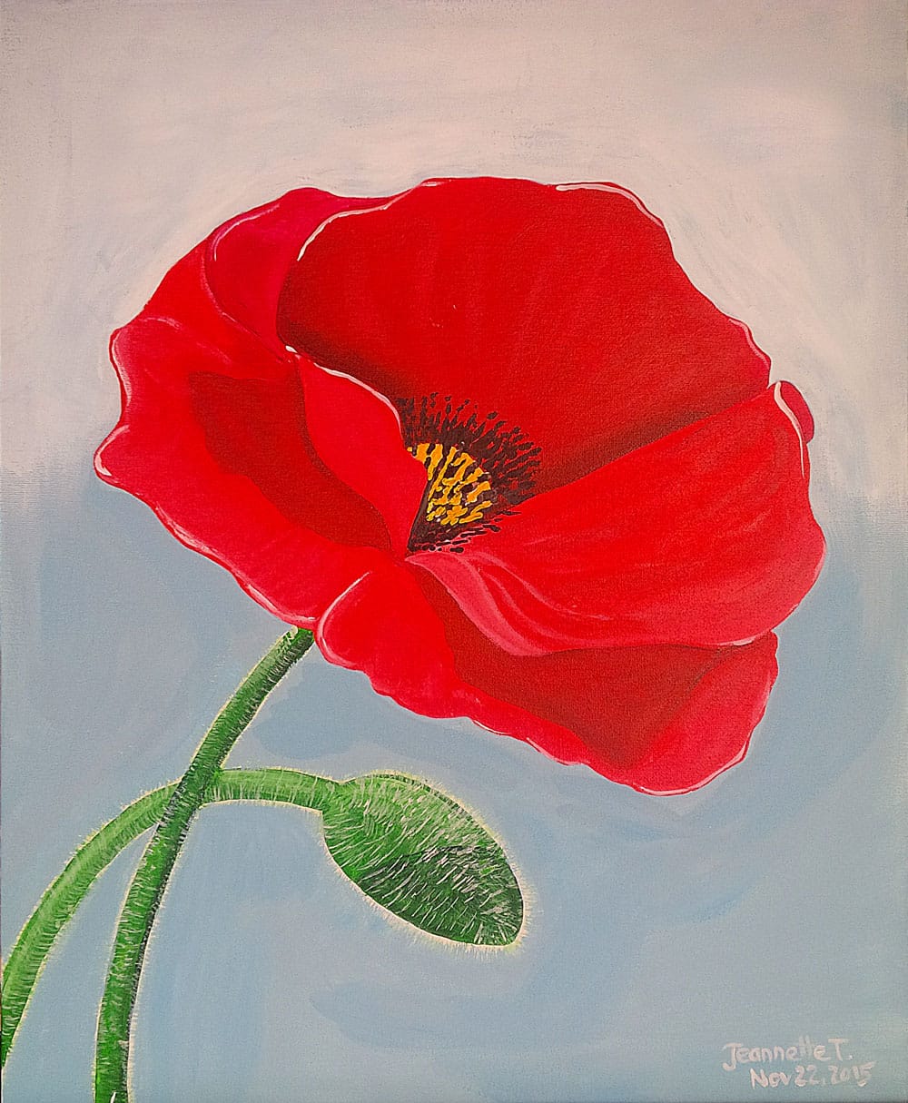 Remember Me Poppy — Painting