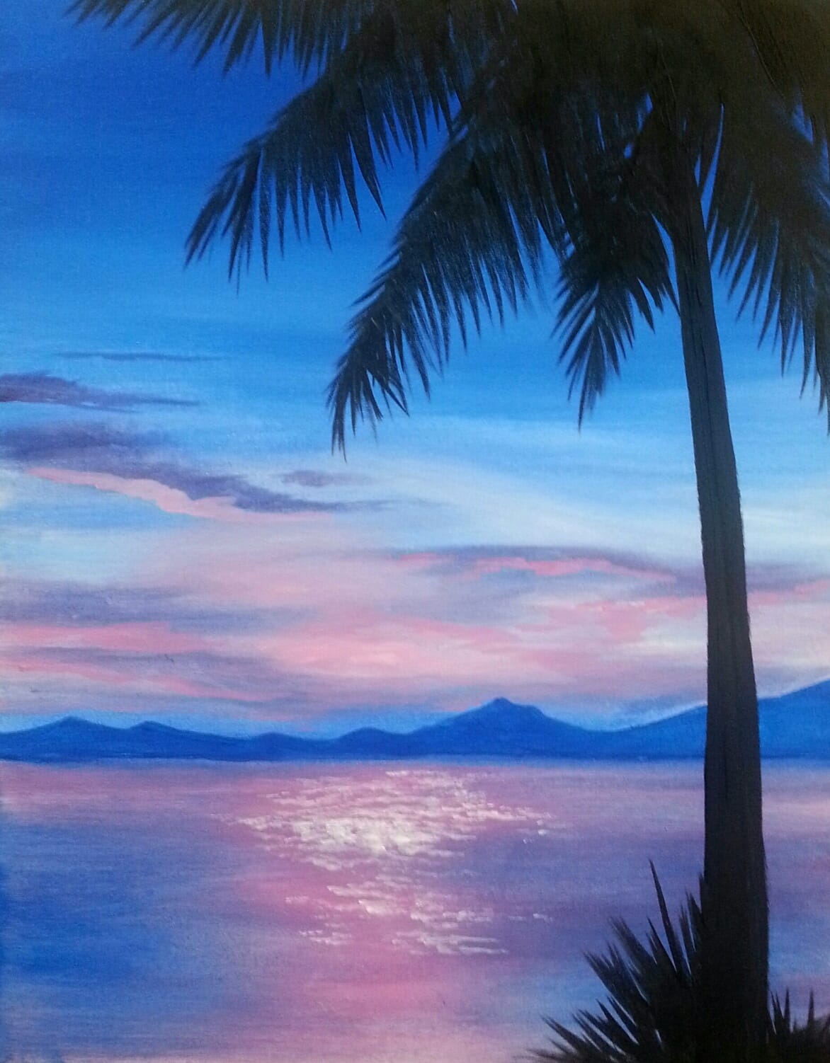 Paint Nite: Lavender Seas — Painting