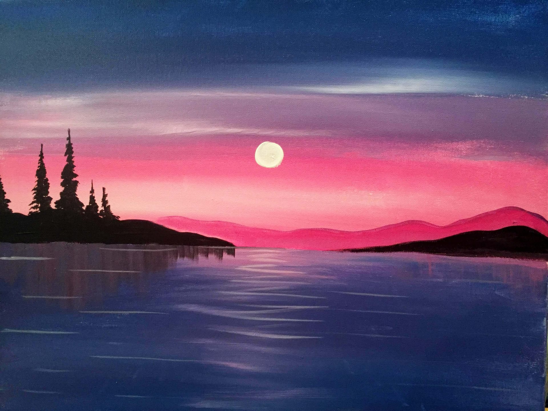 Paint Nite: Peaceful Waters — Painting