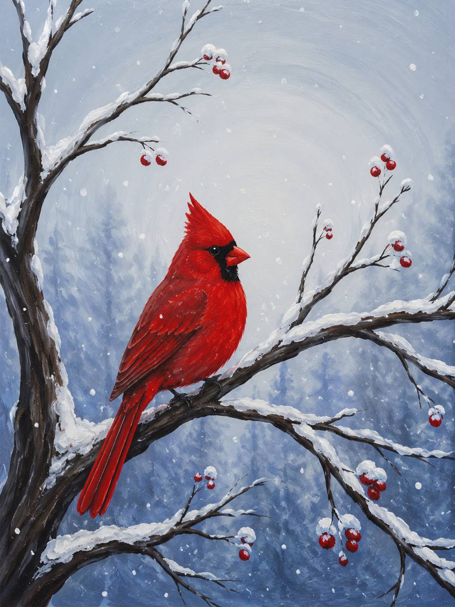 Winter’s Song — Painting