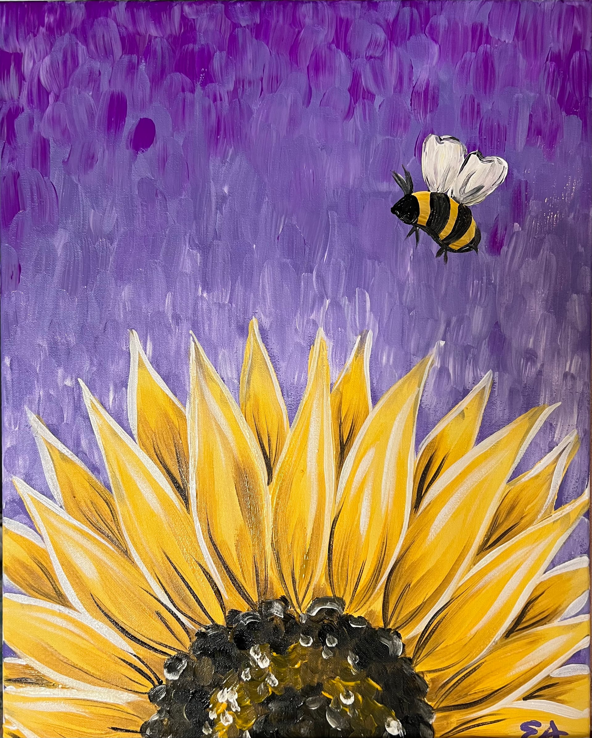 Sunflower Daze  — Painting