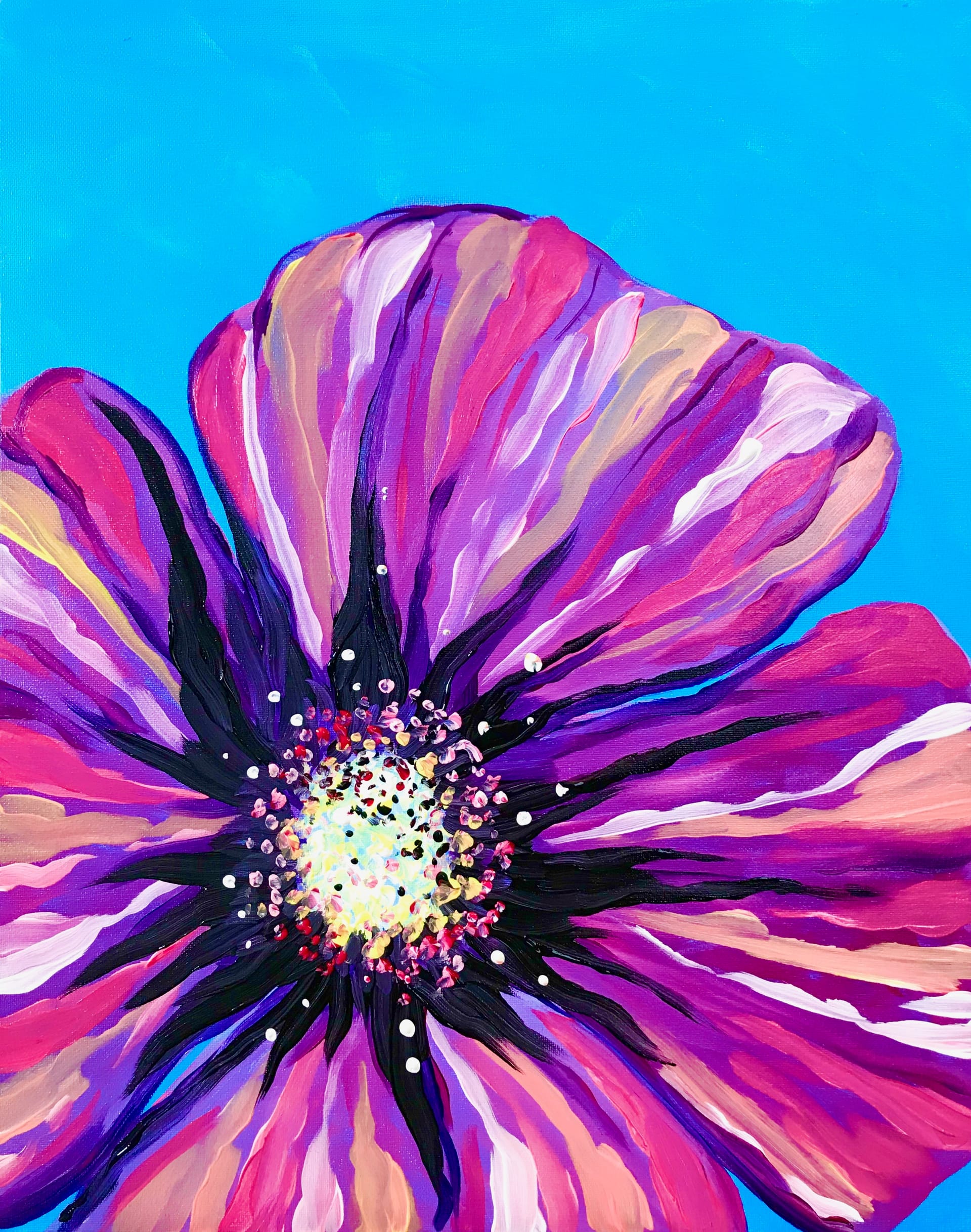 Tropical Bloom — Painting