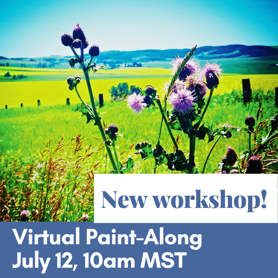 From Photo to Painting: Alberta Summer — Painting
