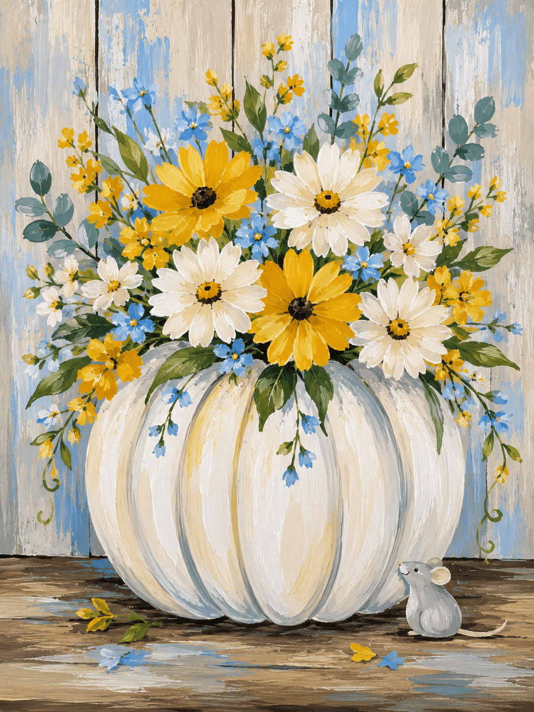 Cinderella Pumpkin — Painting