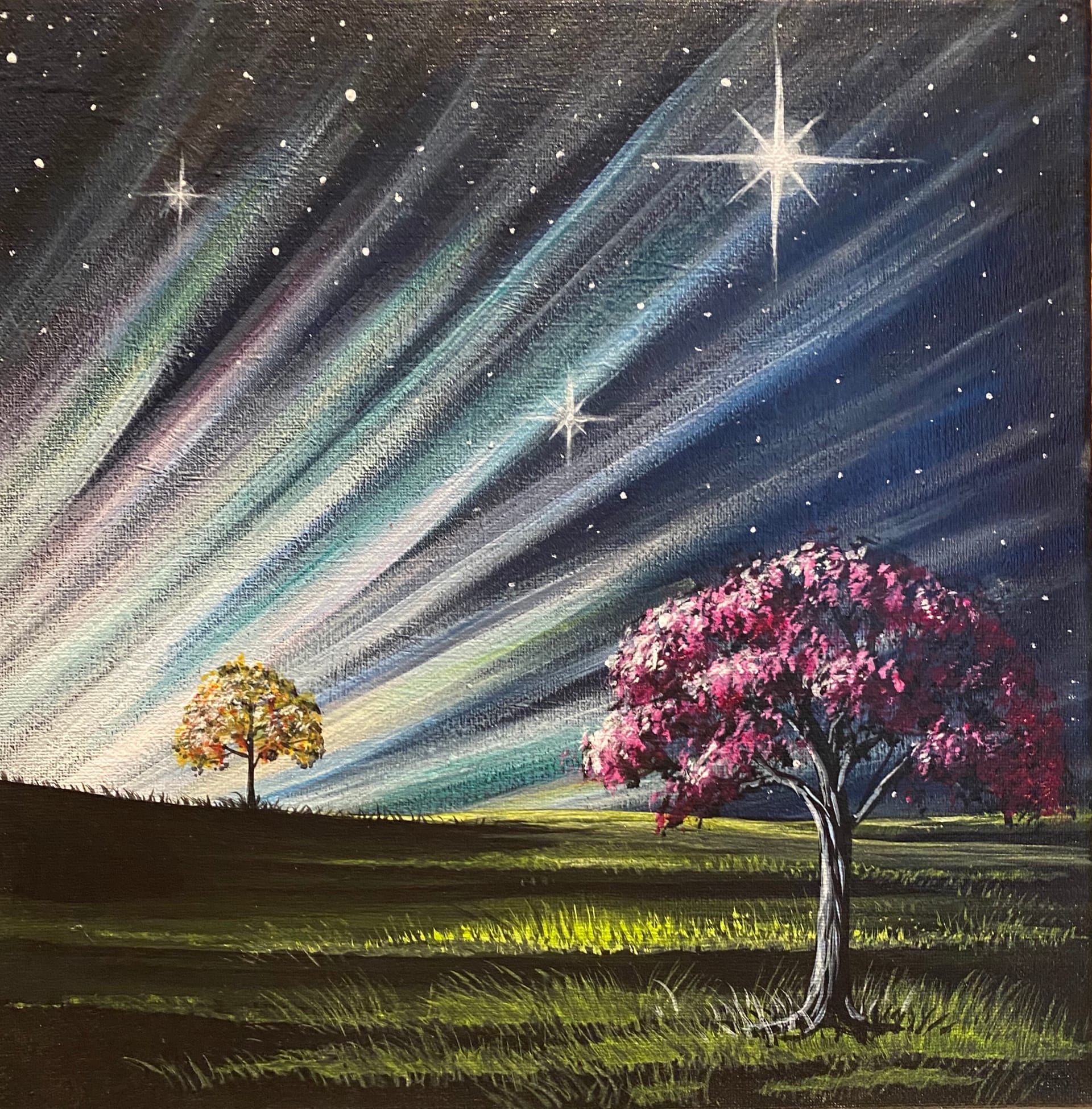 PaintNite at Cascade Grill! Jubitz!  - WHate Lie sBeyond 6/7 — Painting