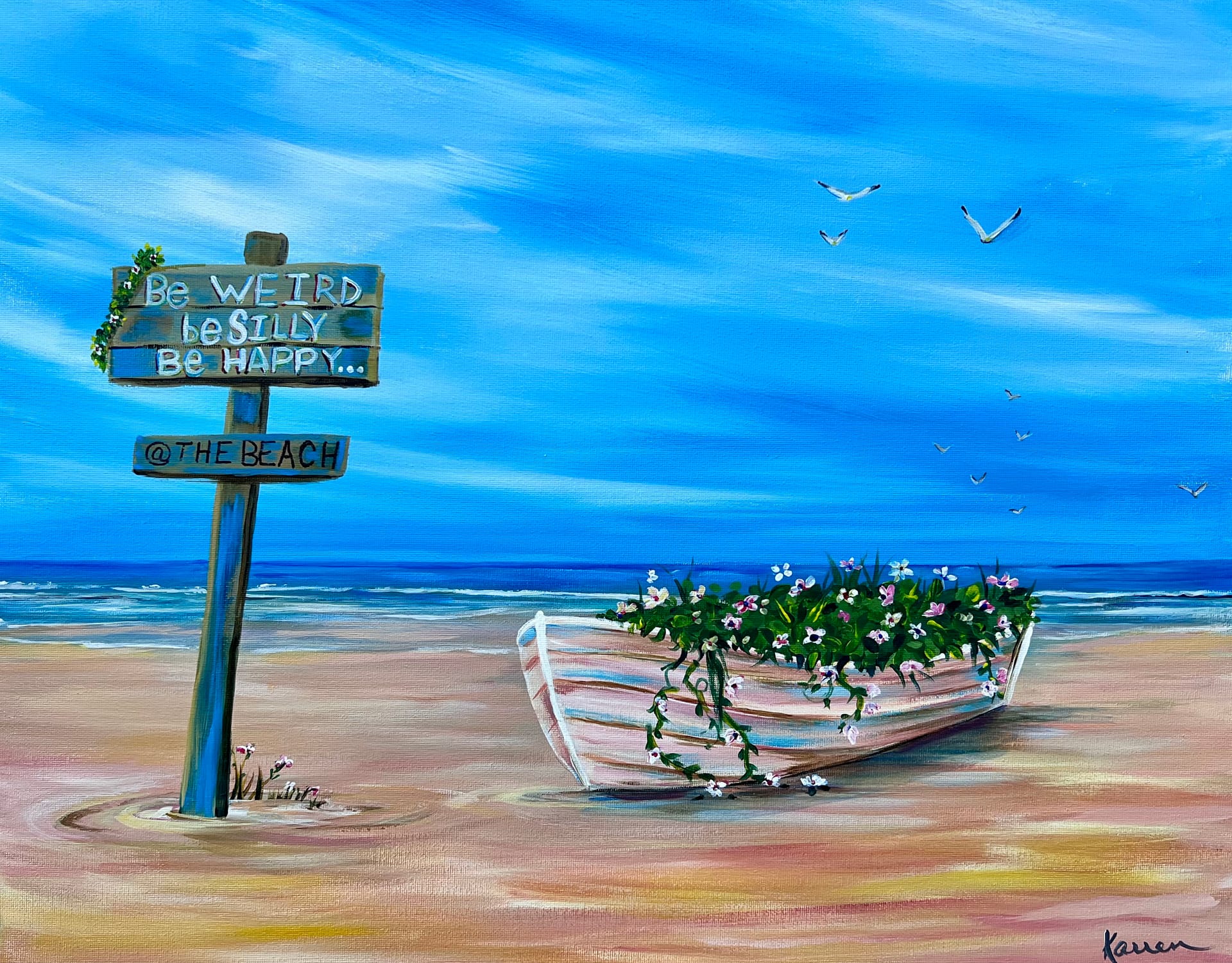 Be Happy — Painting