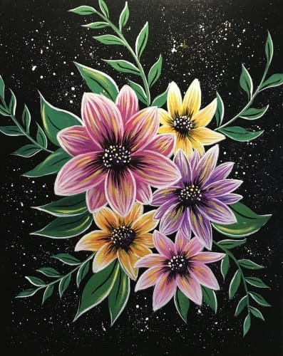 Paint Nite: Galaxy Garden — Painting