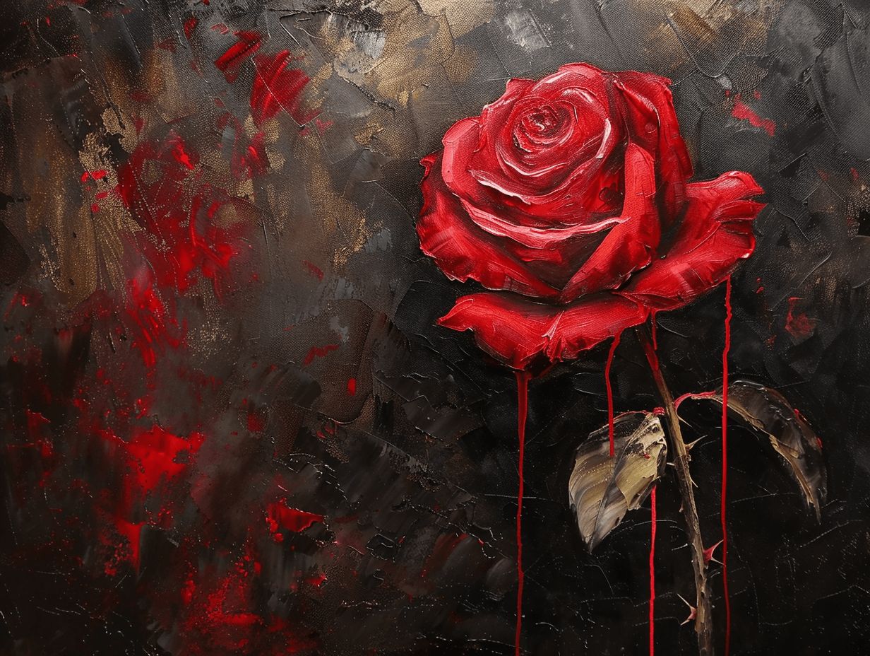 Love in Full Bloom — Painting
