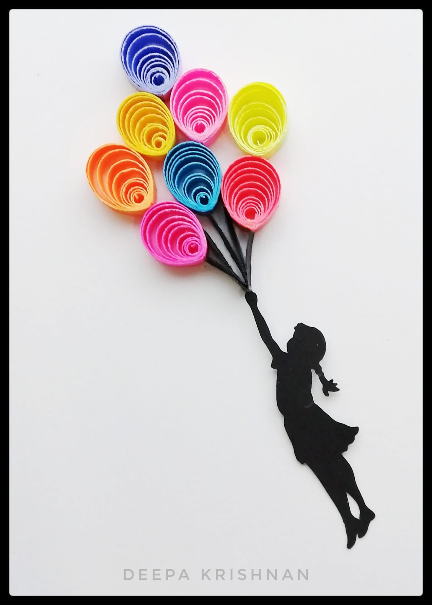 Fly High - Paper Quilling — Painting