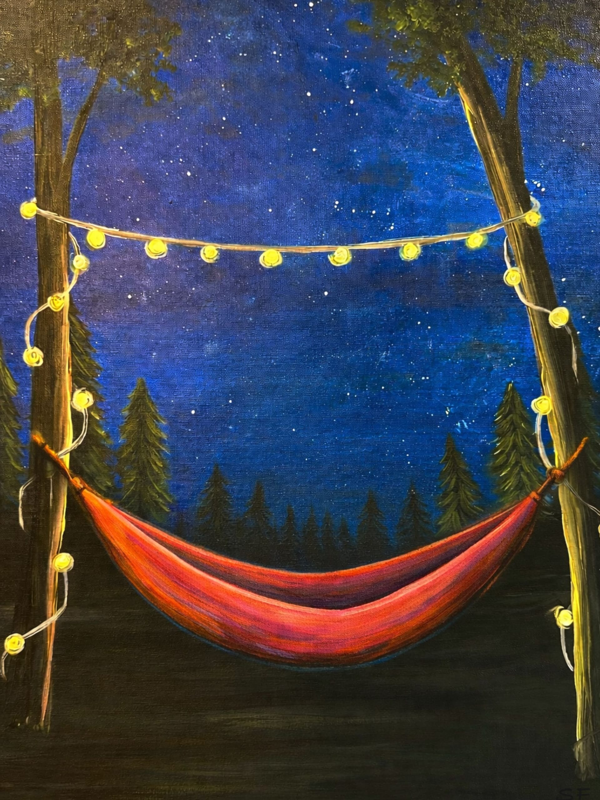 Simple Nights  — Painting