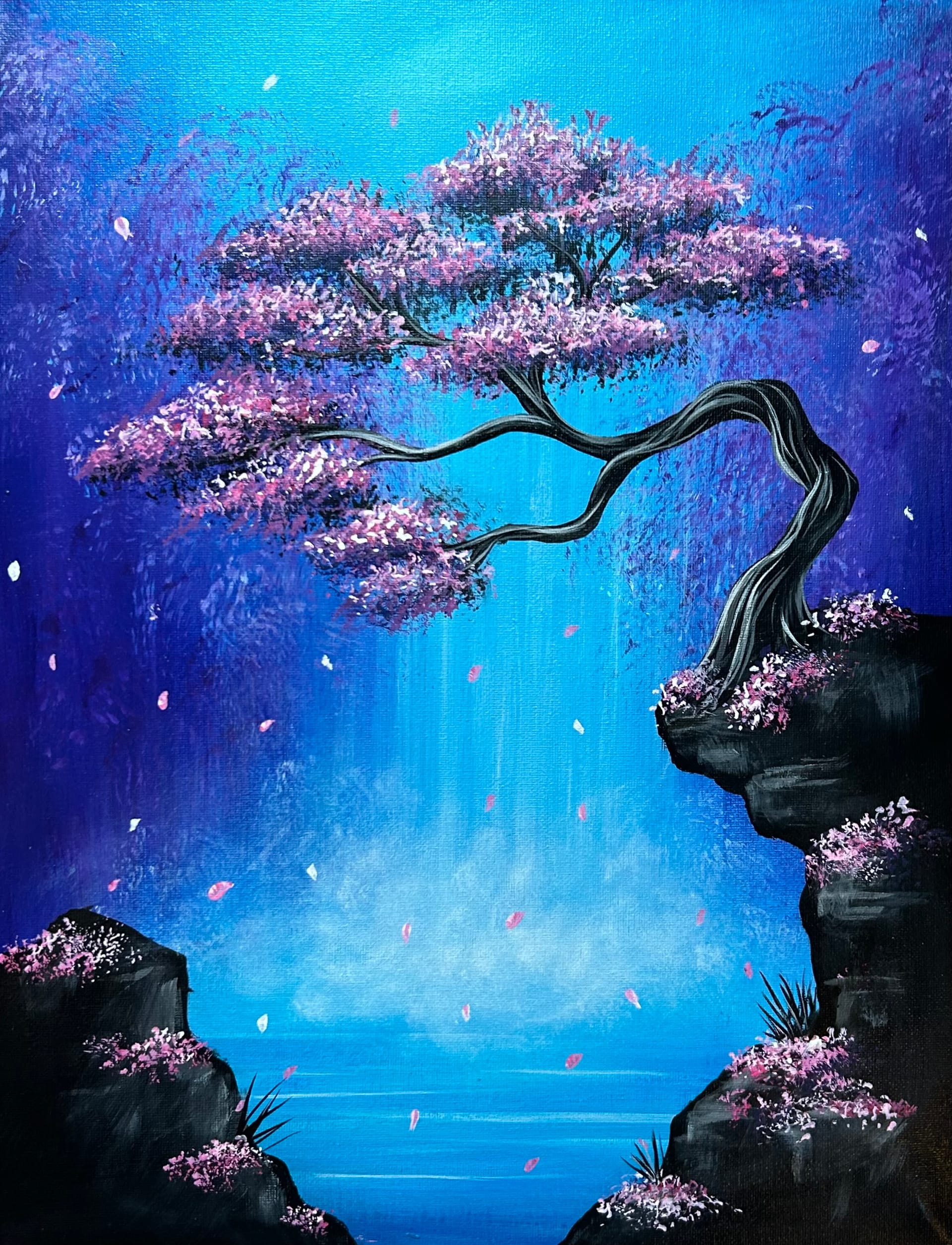 Bonsai Falls — Painting
