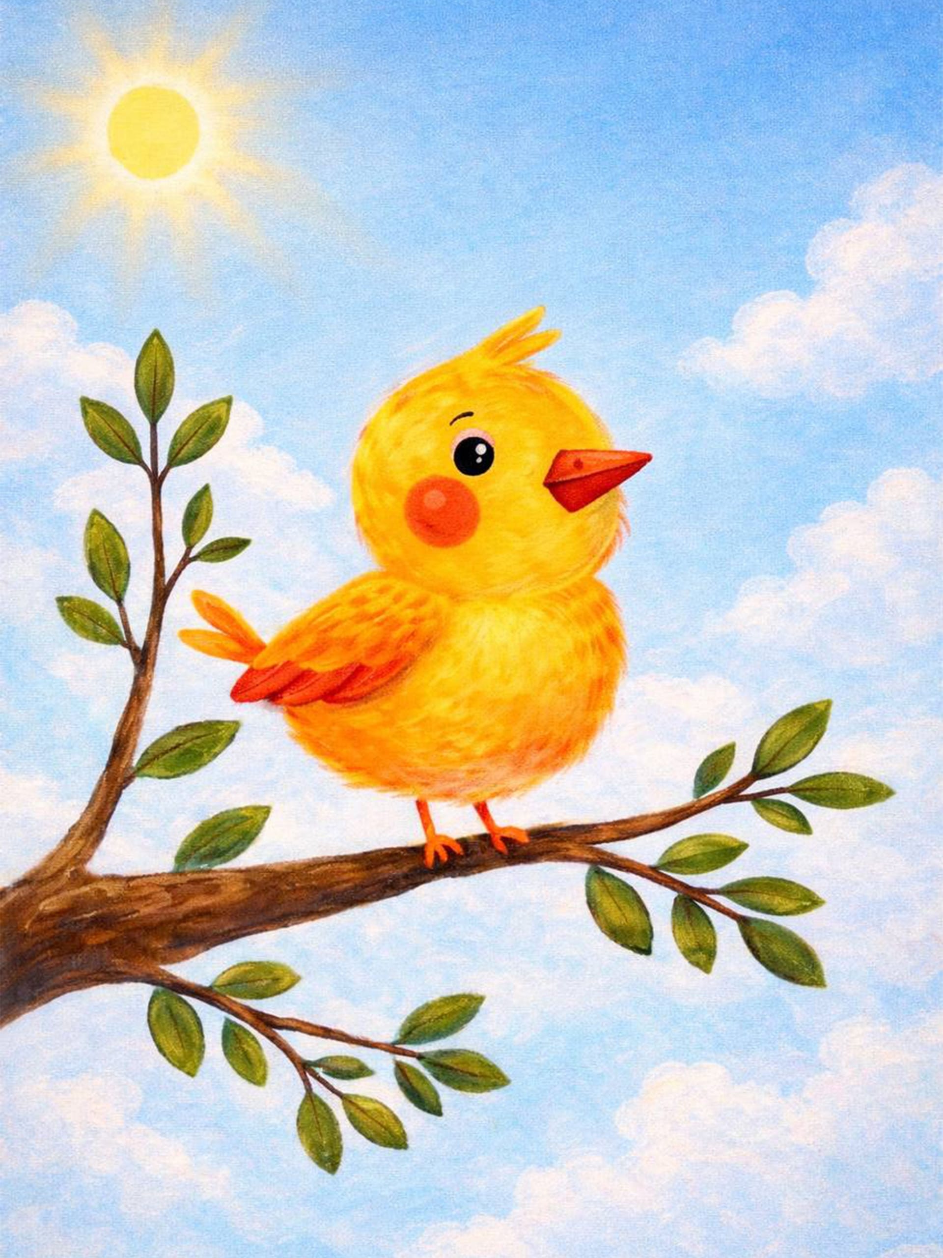 Sunny Chirp — Painting