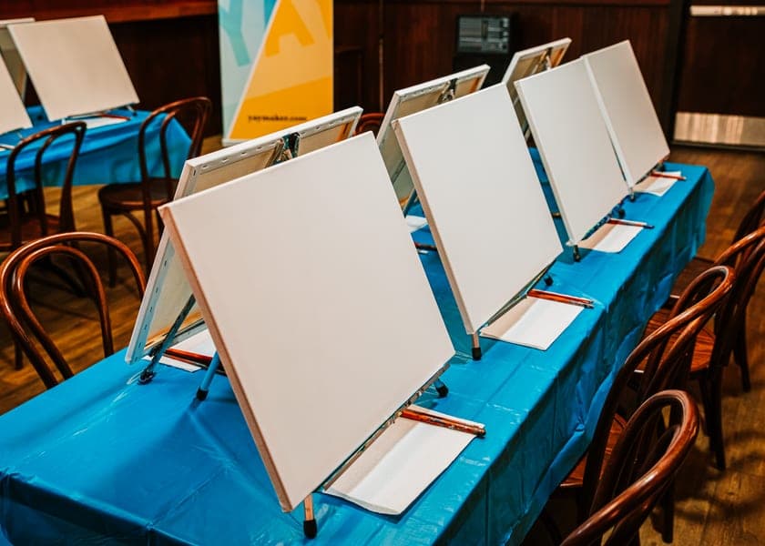 A private Kids Birthdays paint & sip party