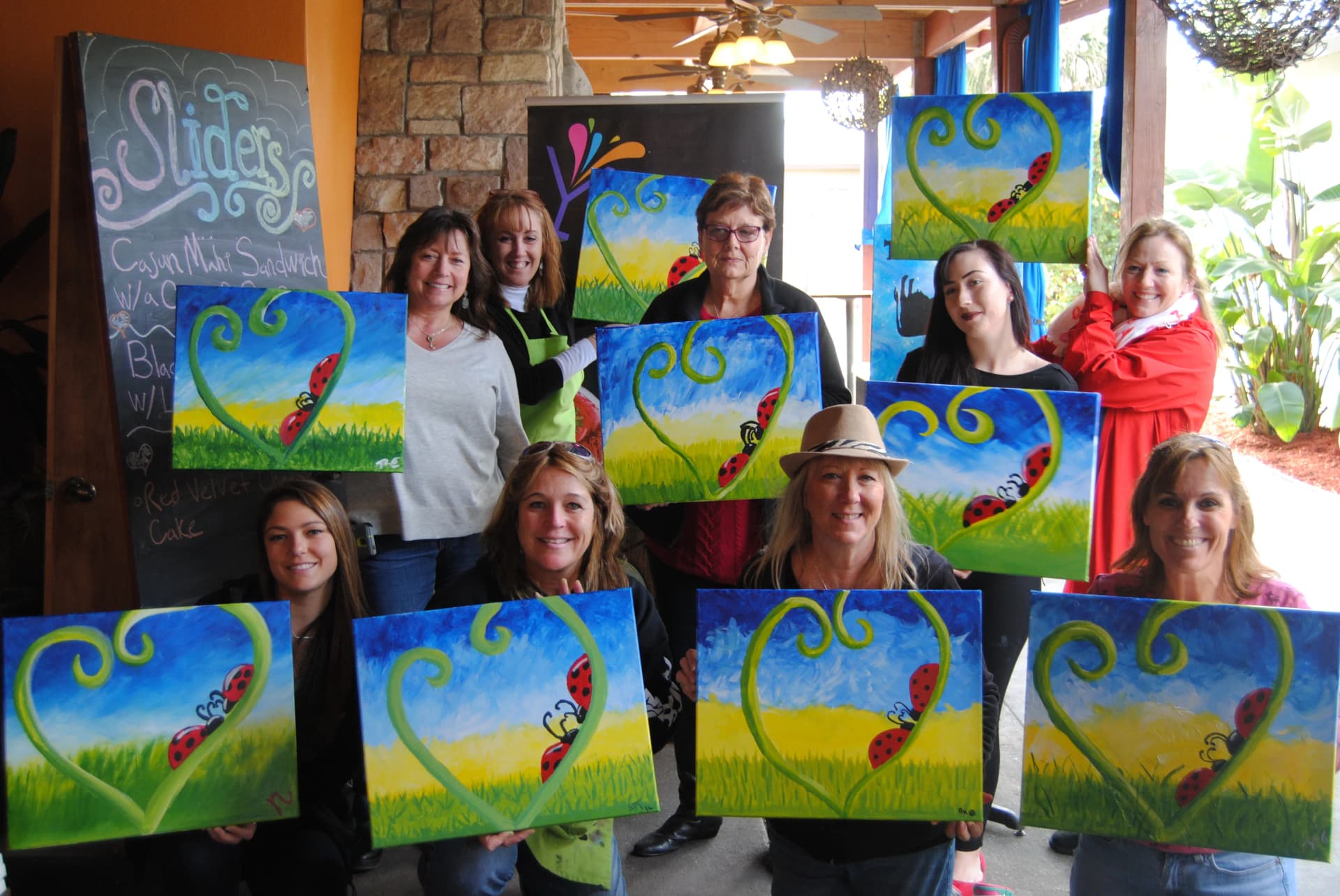 Don Kight paint night