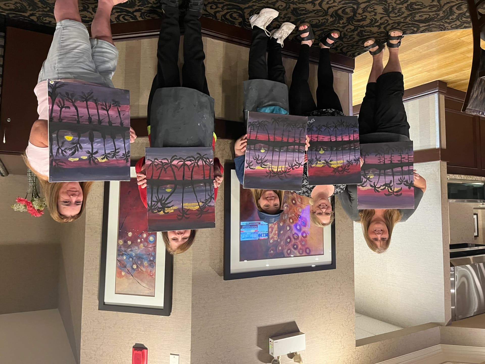 Paris Flare Paint Nite paint night