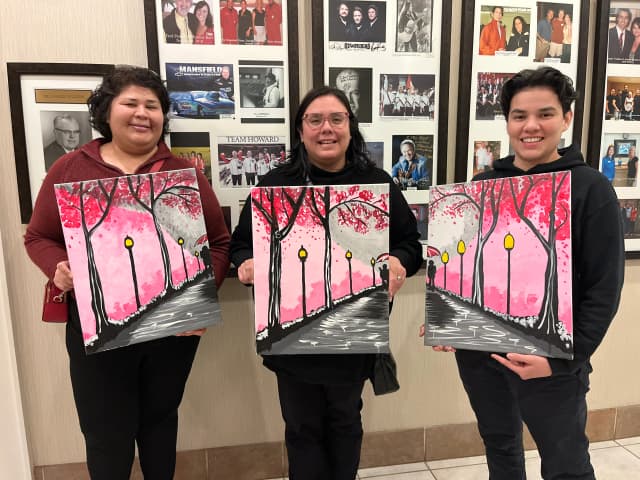 Paris Flare Paint Nite painting 5