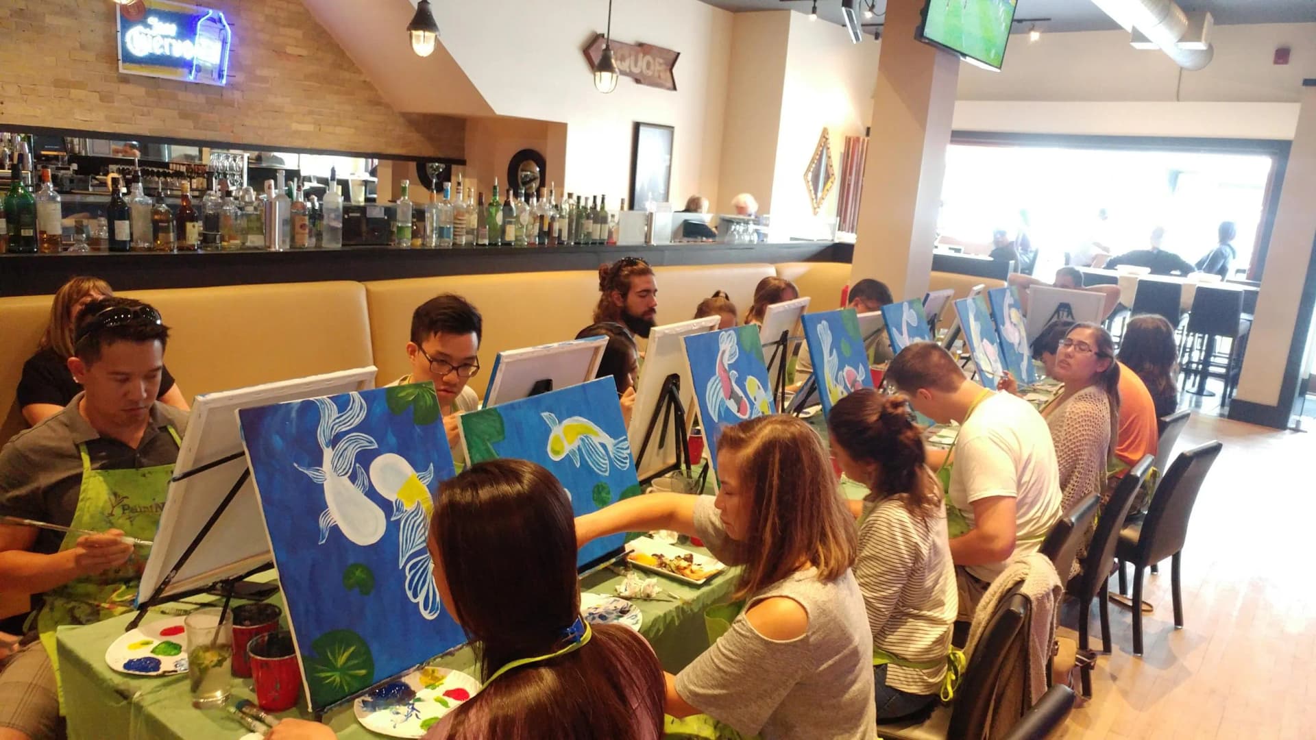JG Artaholic paint night