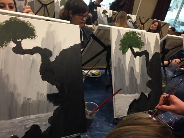 SuperTeam - Paint Nite in Vancouver, Burnaby, New Westminster, Surrey, Langley, Port Moody and more painting 2