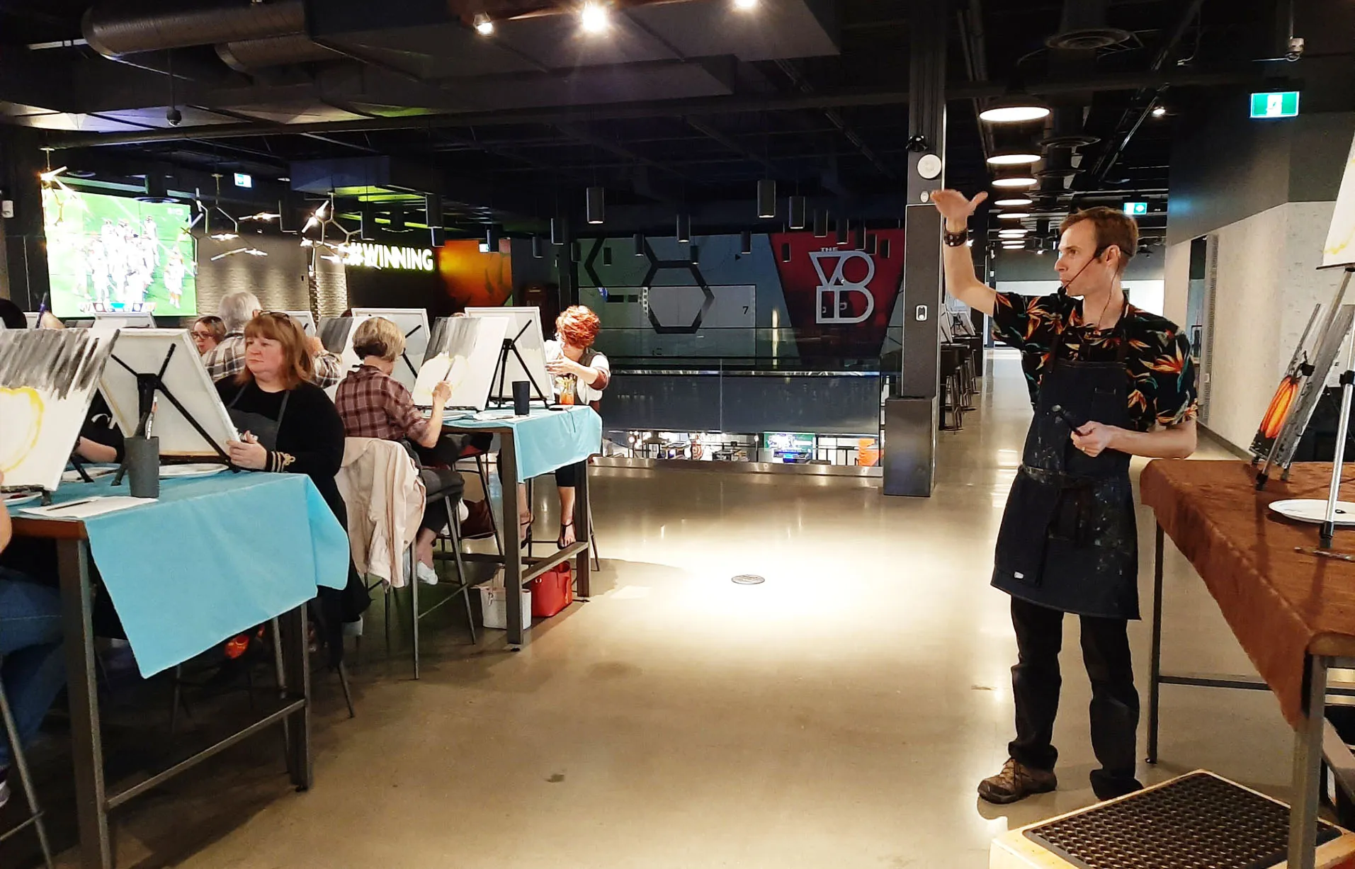 Glen: Paint On paint night