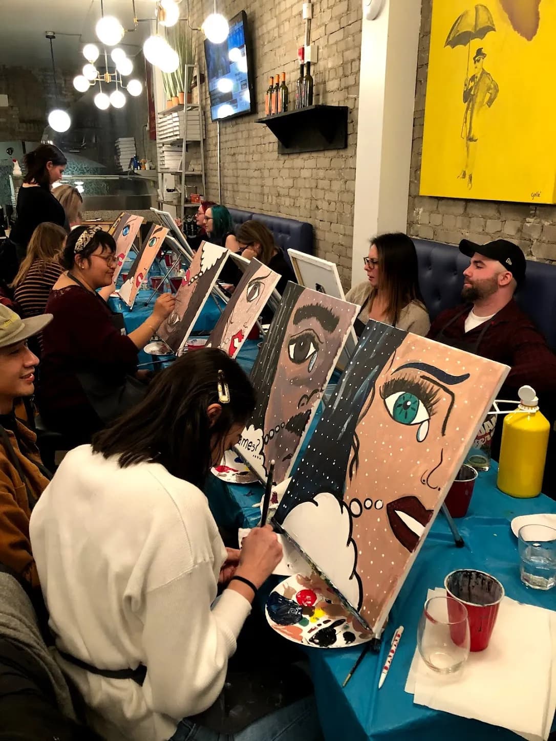 Janna - Salvador Dalia paint night