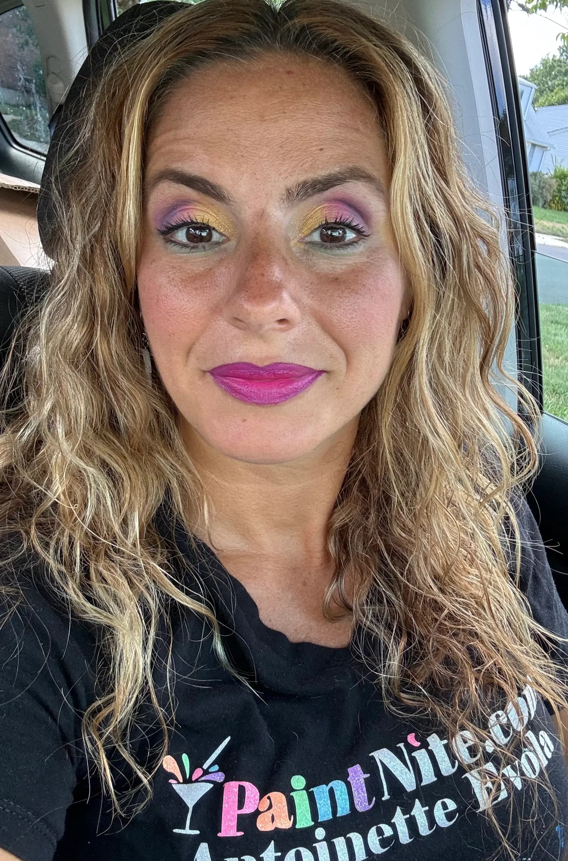 Antoinette Evola paint night