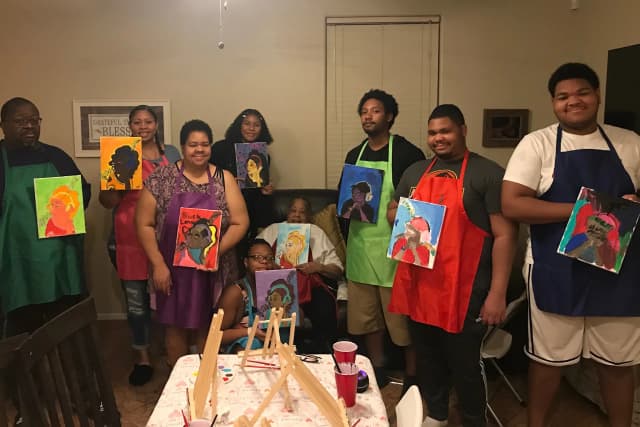 Boujee With A Brush painting 6