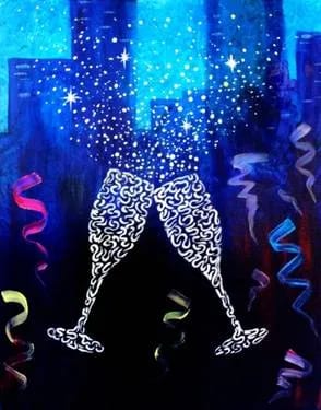 A New Year in the City at 3 Brewers - Kanata Centrum — Painting