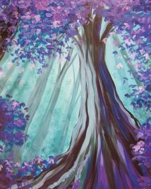 Bored Brewing - Mystical Forest Canopy — Painting