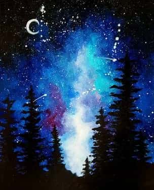 Milky Way in the Pines