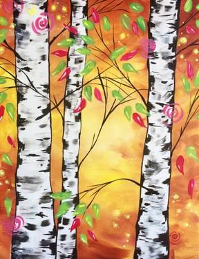9/22/26 - Autumn Birches — Painting
