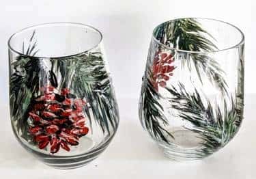 Wine with Pine - Wine Glasses