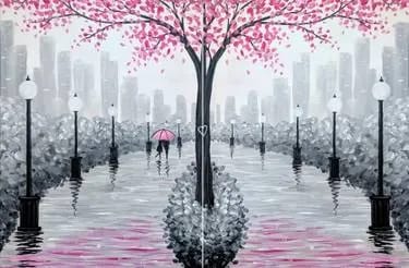 Lover's Stroll Partner Painting at South Restaurant + Coffeehouse — Painting