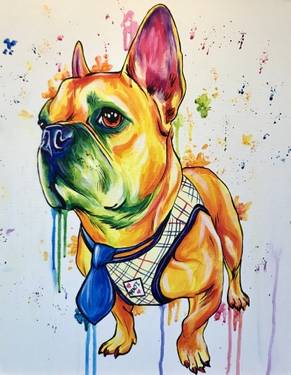 Paint Your Pet Fundraiser for Canine Companions — Painting