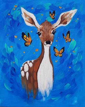 Oh Deer It's Summer — Painting