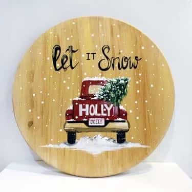 Let It Snow Round Pine Circle