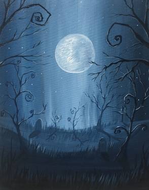 Spooky Night — Painting