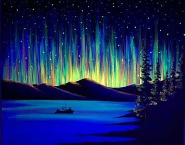 Black Light Northern Lights the Way