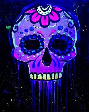 Glow in the Dark Paint Party — Painting