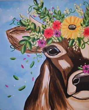 Flower Crown Cutie Cow