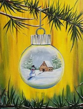 Golden Christmas, 12/22/26 — Painting