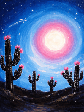 Desert Sky Light — Painting