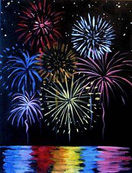 Fireworks — Painting