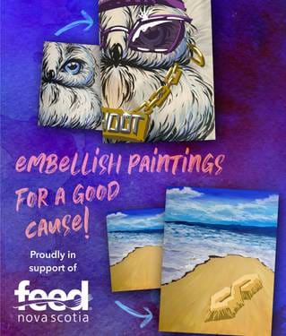 Paint it Forward for Feed Nova Scotia — Painting