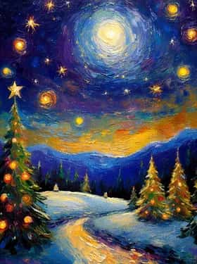 Holiday Glow Landscape
